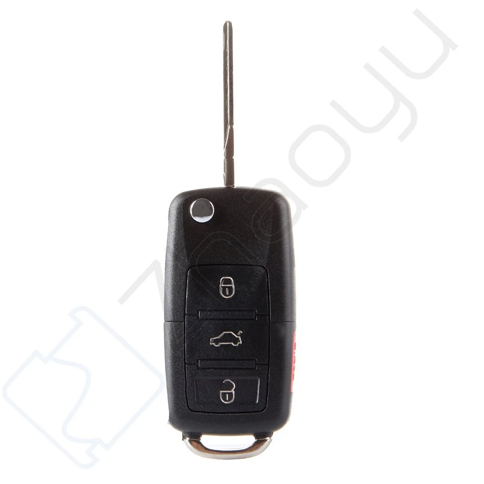 2 para Volkswagen Beetle Passat Jetta 1998 1999 2000 2001 llave carcasa control remoto Foto 2 de 4