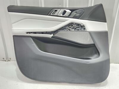 2024 BMW X5 G05 FRONT LEFT DOOR TRIM PANEL SILVERSTONE GREY