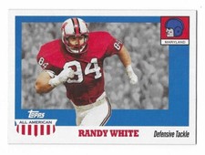 RANDY WHITE 2005 Topps All American Football # 43 Maryland Terrapins HOF NM - MT