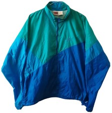 Vintage 90 s Nike Windbreaker Jacket Women's size M Swoosh ventilated colorblock