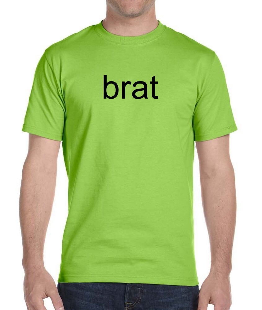 Brat Charli XCX Shirt Unisex Lime Green T-shirt | eBay