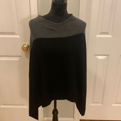 Celeste Wool Blend Poncho- One Size