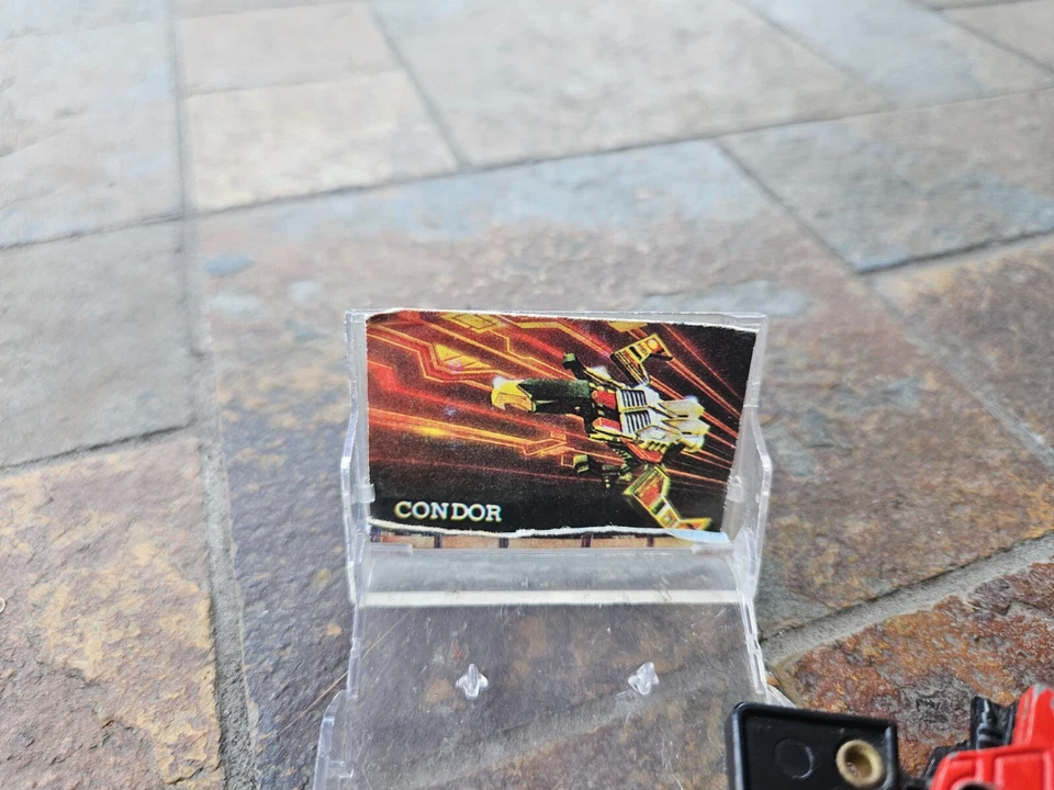 Vintage 1980's Transformers Taiwan Microman "CONDOR" Microcassette Ravage - Image 3 of 4