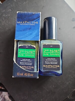 2 x  Max Factor 2nd Nail - Nail Saver Instant Strength Discontinued