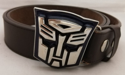 Neu Gürtelschnalle Transformers Optimus Prime Bumblebee Megatron Buckle Belt Top