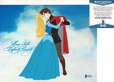 MARY COSTA SIGNED DISNEY SLEEPING BEAUTY 8x10 MOVIE PHOTO K 1959 BECKETT COA BAS