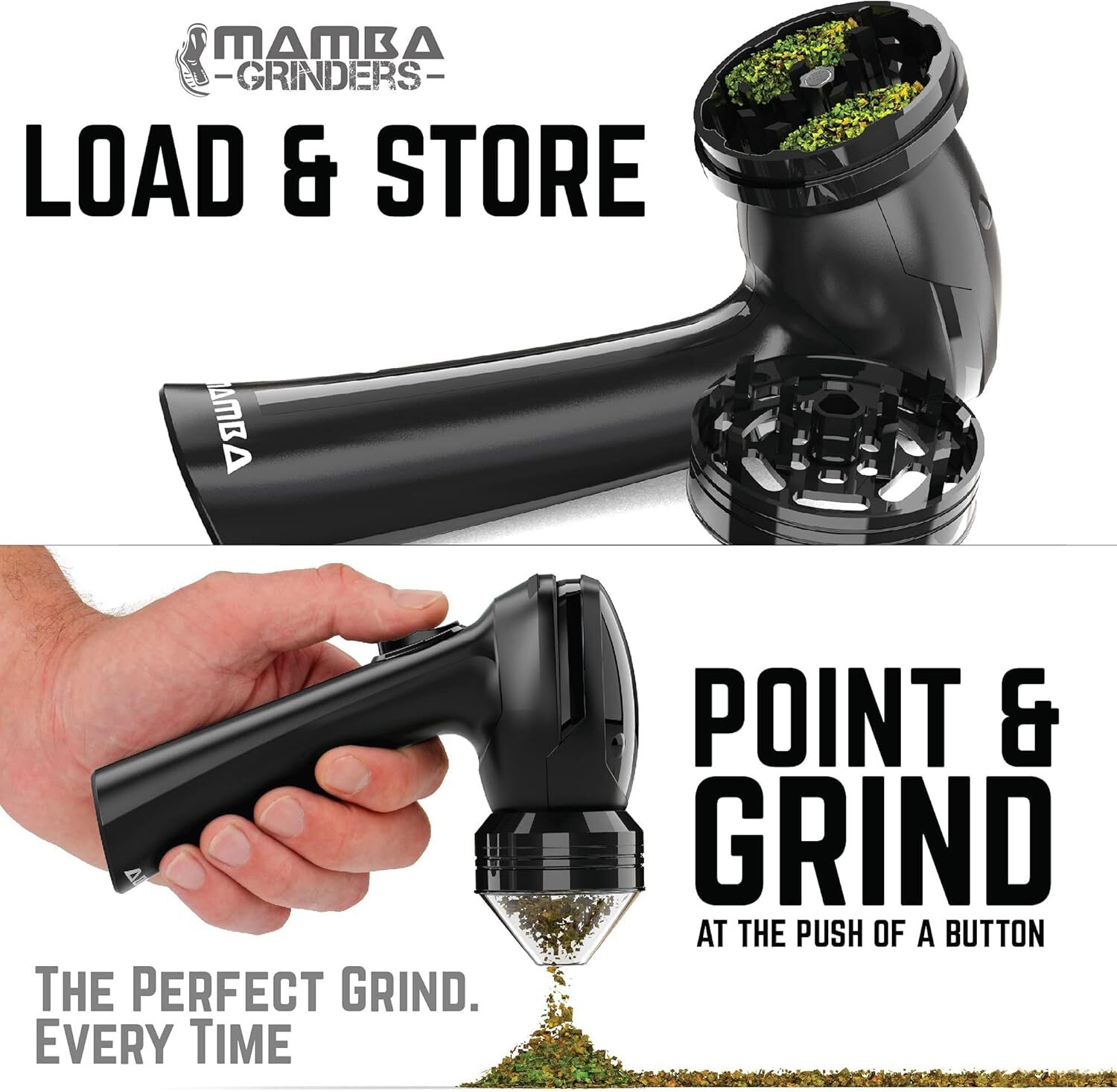 Mamba Electric Herb Grinder close up