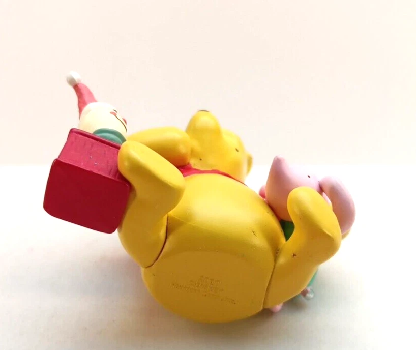 Winnie the Pooh Piglet Jack In The Box 2000 adorno de Navidad sin caja Foto 3 de 4