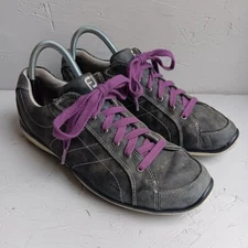 FootJoy Shoes Womens 8.5 M LoPro Collection Golf Atheltic Grey Leather Low