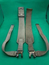 Original WW2 Pattern British Army L Straps Pair - 37 Pattern Webbing Haversack