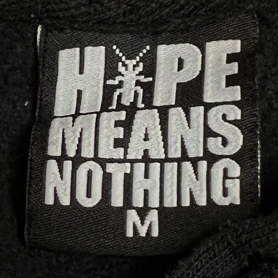 Hype Means Nothing Jay-Z Wayfarer 连帽衫男式中号黑色 Pharrell Williams — 第 4/4 张图片