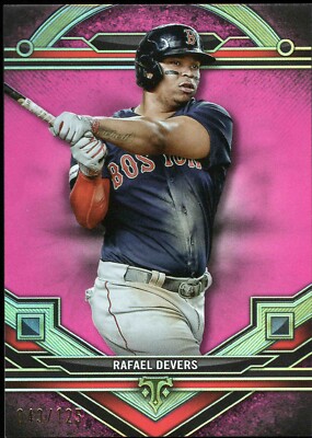 2024 Topps Triple Threads RAFAEL DEVERS #131 Red Sox TOURMALINE Pink 43/125