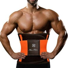 Men Waist Trainer Belt Body Shaper Tummy Control Slimming Belly Fat Burner Bands