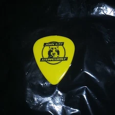 STEPPENWOLF Steppen Wolf John Kay RaRe Old Concert Tour Yellow GUITAR PICK