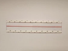 Heathkit Tube Tester Replacement Roll Chart Window with Red Line