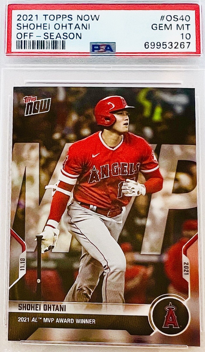 2021 Topps Now Shohei Ohtani “2021 MVP” #OS40 PSA 10 💎 | eBay