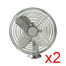 MVP Two 12 Volt All Metal Dash Fan 6" Dia. Blade - PF12M (2)