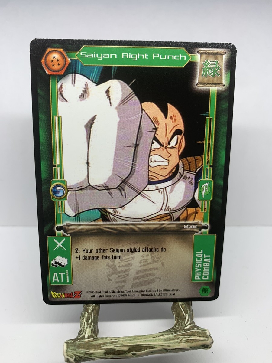 Dragon Ball Z TCG (2005) Score Saiyan Right Punch 238 Rare | eBay