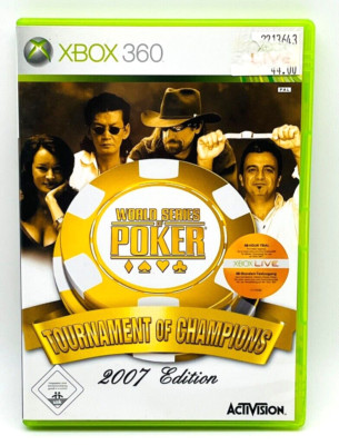 World Series of Poker Tournament of Champions 2007 Microsoft XBox 360 OVP