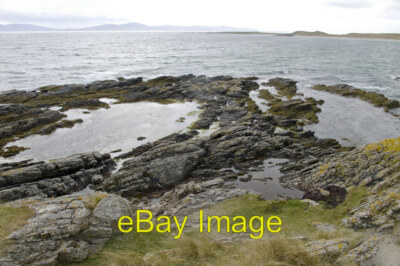 Photo 6x4 Rock formations south-east corner of Colonsay Looking across to c2011