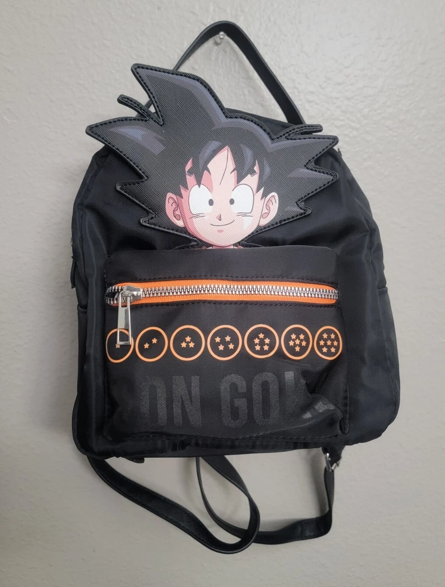 Bioworld Dragon Ball Z Son Goku Peek-A-Boo Mini Backpack Black New | eBay