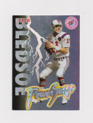 1995 Stadium Club POWER SURGE # P12 Drew Bledsoe New England Patriots