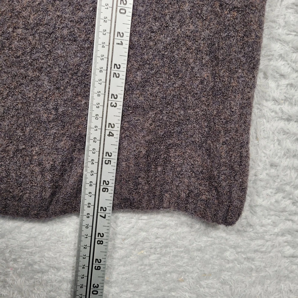 Suéter Oleg Cassini Pequeño Marrón Mezcla de Lana Manga Larga - lavado dañado Foto 4 de 4