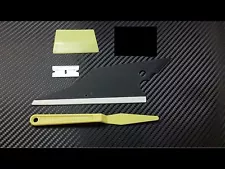Window Film Tint Tools Conqueror Squeegee + lil Smoothie + Gasket Shank & Razor