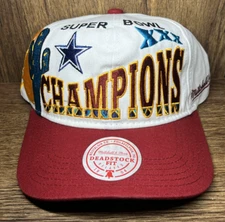 NEW Mitchell & Ness Dallas Cowboys Super Bowl XXX Champions Deadstock Snapback