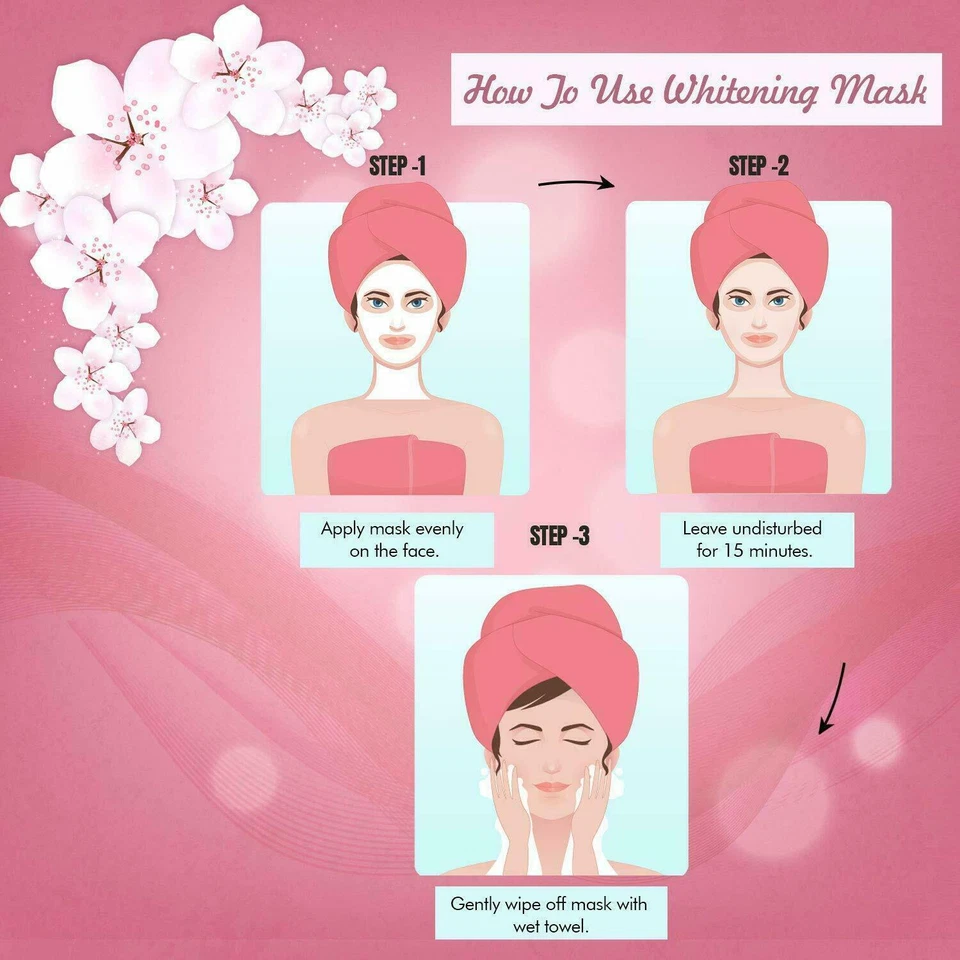 O3+ Professional Double Rich Formula Brightening & Whitening Face Mask 300 gm - Image 2 of 4