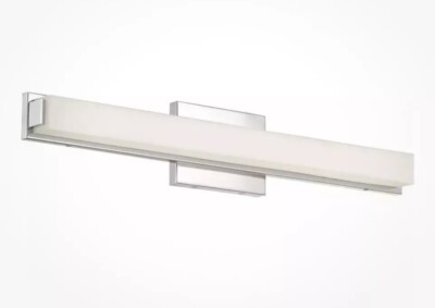 Nuvo Lighting 62/1102 Slick 25 inch LED Vanity Light, Polished Nickel