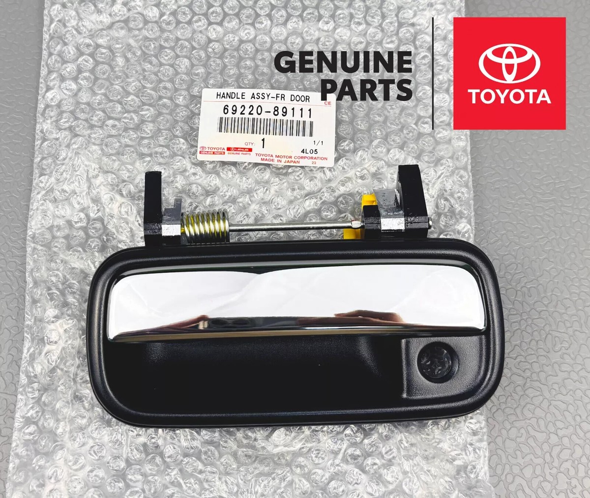 69220-89111 GENUINE OEM TOYOTA HANDLE ASSY, FRONT DOOR OUTSIDE, LH
