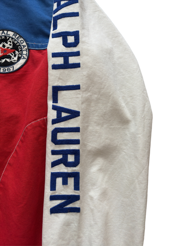 Polo Ralph Lauren Regatta Clasp Jacket L Vintage 90s Sailing Crest RRL - Picture 11 of 14