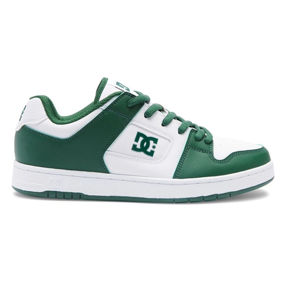 Green and white dc deals shoes