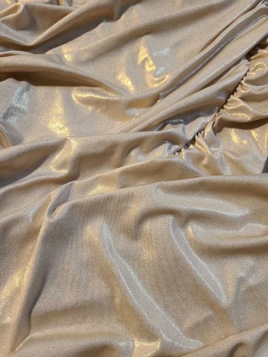XOXO Dress, Halter Tie, Gold Metallic, Ruched, Size M | eBay