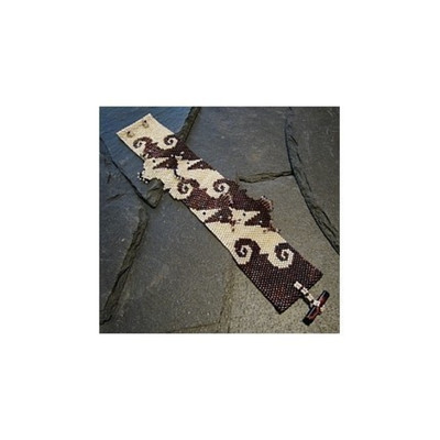 1 Drop Odd Count Peyote Bead Pattern - Seahorses Tessellation - 2nd Variation Cu