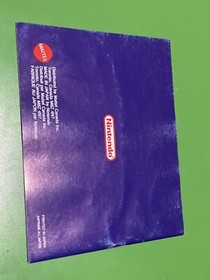 Pinbot Nintendo NES Manual Instruction Booklet Pin Bot