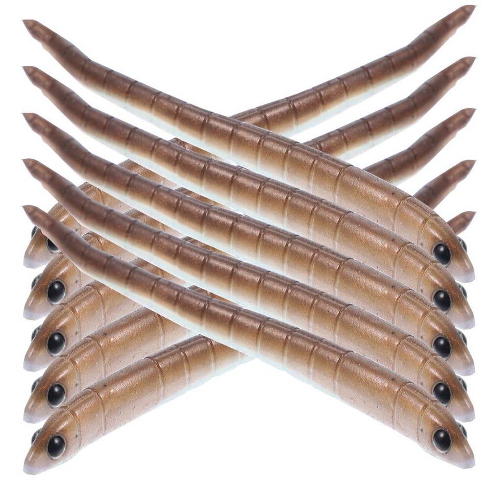 Fishing Lures Bait Simulation Lifelike Worms Trick Toy Saltwater eBay