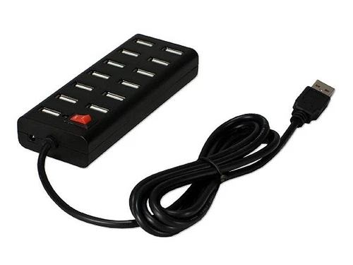 HUB USB 13 ports USB 2.0 avec interrupteur NEUF / NEW