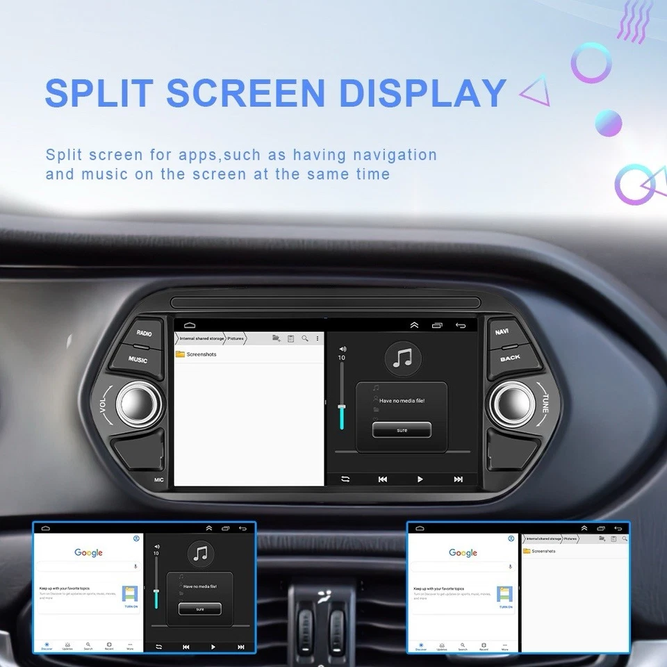 Autoradio 7” Android 15 per FIAT Tipo Egea 2015 - 2017 CARPLAY Wireless 2+64 Nav - Immagine 4 di 4