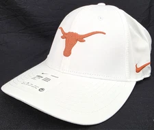 NEW Texas Longhorns Nike Legacy91 White Adjustable Embroidered Cap Hat Adult OS