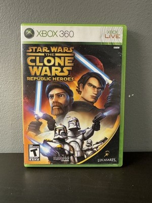Star Wars: The Clone Wars - Republic Heroes (Xbox 360) CIB COMPLETE