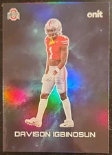2025 Onit Athlete, Davison Igbinosun, Galaxy insert G-5 Ohio State Buckeyes 
