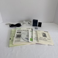 Canon PowerShot SD10 Digital ELPH Camera Silver 4MP w/Batt,Chger,Manual-Tested
