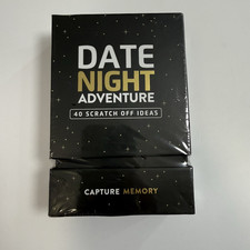 Date Night Adventure Scratch Off Cards Game 40 Date Ideas Couples Activity NWT