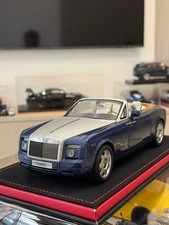 Kyosho Rolls-Royce Phantom Drophead Coupé Metallic Blue 1:18 Scale Model Car