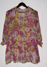 Show Me Your Mumu Little Birdie Girl Carnaby Floral Dress Size 10-12Y Flowy NEW