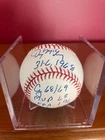 Denny McClain Signed Official MLB Baseball With Stats 31-6 (1968) CY 68 & 69