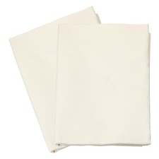 2 Pcs 14 Count Cross Stitch Cloth 59"x44" Embroidery Cotton Fabric, Beige