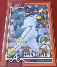 2026 Topps Series 1 Celebration Hidden Mascot Ronald Acuna Jr. Orange /25 #50